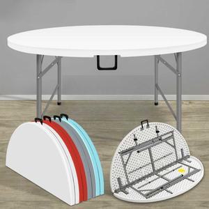 접이식 원탁테이블 원형 탁자 라운드 사무실 테이블 폴딩 이동식