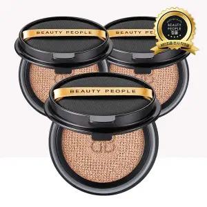 [뷰티피플 공식몰]뷰티피플 철벽녀 시즌16 두유 크림 커버 쿠션 파운데이션 리필 3SET
