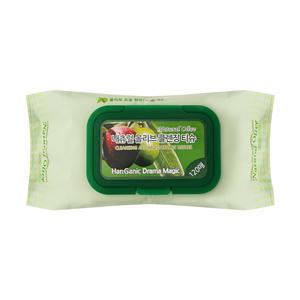 한가닉 드라마 매직 내츄럴 올리브 클렌징 티슈 120매