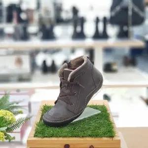 [허시파피] 세이브존04 여성컴포트캐주얼하이탑밍크방한부츠 다크브라운 SOFJNHVJF (S42298042)