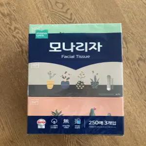 모나리자 미용티슈 250매 3개입 8팩
