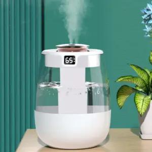 듀얼 미스트 분사 UV 미니 데스크 무드등 가습기