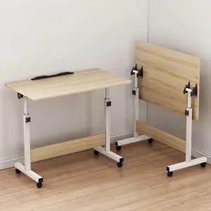 바퀴달린 식탁 테이블 접이식 따뜻한 자취생 이동식 탁자 다기능 카페 리프팅 책상 바퀴