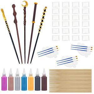 마이코이 마법사 지팡이 만들기 키트 DIY 공예품 세트 어린이 성인 생일 파티 선물 나만의 24가지 지팡이 만들기 (67개)
