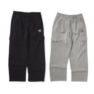 [엄브로] 2025 UQ423CFPO5/카고 기모 와이드 팬츠/BLK0(블랙),MGR0(그레이)