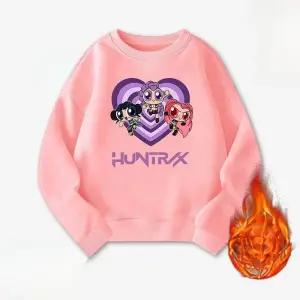 kpop 데몬헌터스 맨투맨 후드티 티셔츠 플리스 기모 케데헌 겨울 호랑이 루미 남자 긴팔