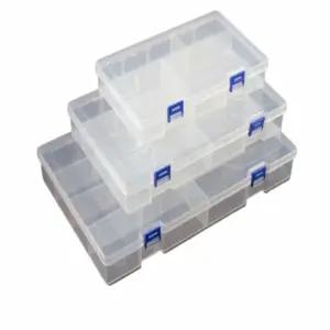 멀티 박스 대형 PP 미니케이스PP 투명 플라스틱 부품 칸막이 소품 트레이 부품함 상자 부품통 보관함 정리