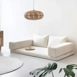 /마전동상회 좌식쇼파 패브릭 소파베드 등받이 쇼파 커버분리