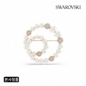[/본사정품] Matrix 크리스털 펄 로즈골드 브로치 5743778