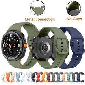 삼성 갤럭시 워치 8 40mm 44mm/워치 8 클래식 스마트워치 남녀용 실리콘 밴드 교체 스트랩 (갤럭시 8 40 44