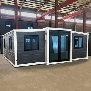 레이저 각인기 조립식 모듈 주택 3 베드룸 20피트 확장형 접이식 컨테이너 주방 포함