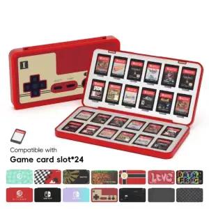 닌텐도칩케이스 보관함 카트리지 스위치 칩 커버 게임 케이스 카드 홀더 OLED 박스 24 in 1