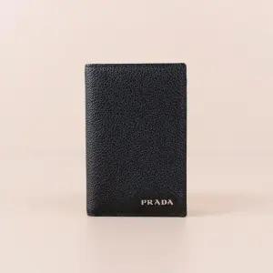 비텔로 메탈로고 플랩 카드지갑 블랙 2MC101 2CGS F0002