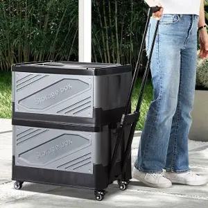 폴딩박스 캠핑용구르마 캠핑웨건 수레카트 미니캐리어 캠핑웨건 캠핑카트