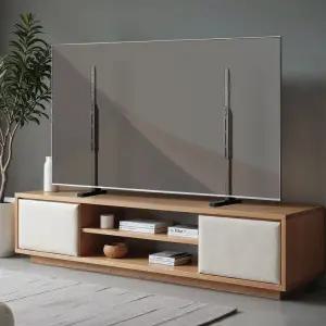 TV스탠드 55-90인치 티비거치대 받침대 LG 삼성 대형 호환 브라켓 다리 KLS-55L