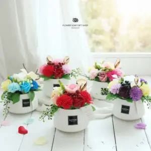 카네이션 화분 비누꽃 조화 어버이날 스승의날 선물 감사 인테리어 대형