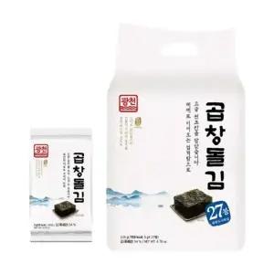 광천 곱창 돌김 5g, 27입, 1개
