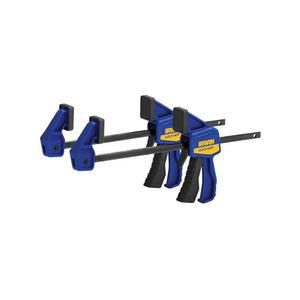 IRWIN QUICK-GRIP 바 클램프, 한 손, 마이크로, 10.8cm(4.25인치), 2개입 (1964747)