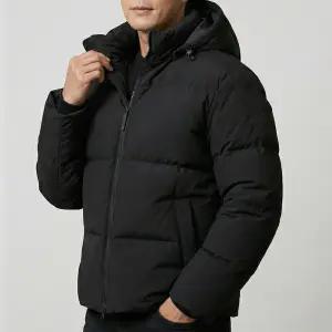 남성 웰론 헤비패딩 후드 탈부착