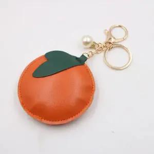 [하프클럽/]가방 장식 레더 단감 키링 고리 키홀더 소품 키체인