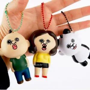 [하프클럽/]캐릭터 귀여운 캐주얼 굿즈 스퀴시 필수템 키링 가방
