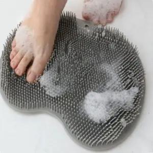 샤워발솔 발세척 실리콘 풋브러쉬 그레이 (WFIFCYS)