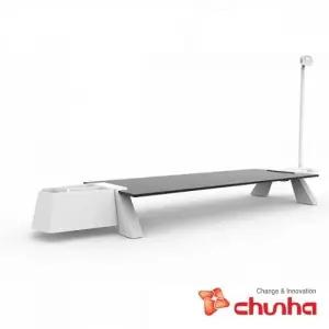 S331 스마트독 브릿지 모니터받침대 화이트 블랙 (WFIGMMC)