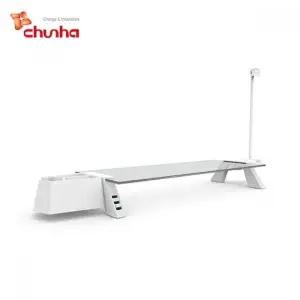 S324 스마트독 브릿지 모니터받침대 USB 화이트 투명 (WFIGMMF)