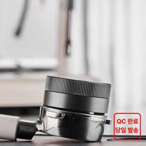 에스프레소 커피 디스트리뷰터 4 각도 경사 커피 레벨러 중력 디스트리뷰터 바리스타 도구 51mm 53mm 58mm