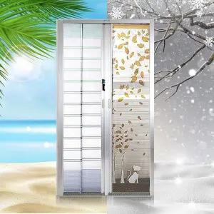 [하프클럽/셀러허브_여성트랜드패션]방풍 방충망 겸용/현관문 자동 방충문