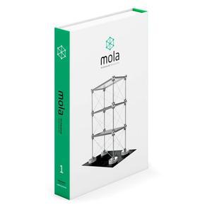 몰라 구조 키트 1 공학 및 건축 교육용 마그네틱 모듈러 122피스 실용 가이드