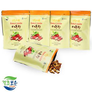 충북 보은 대추칩 80g x 5봉 l 국내산 슬라이스 대추과자