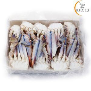 바레인 튀니지 냉동꽃게 3S~2L 500g 12팩 업소용 냉동 절단 손질 꽃게