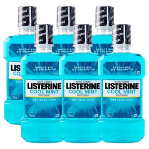 리스테린 쿨민트 750ml 6개