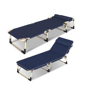 LW 각도조절 접이식 침대 간이 야전침대 사무실 캠핑 낚시 휴식용