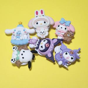 산리오 6종 스마트톡 그립 핸드폰거치대 핸드폰손잡이 피규어 마이멜로디 쿠로미 시나모롤 포차코