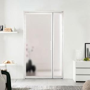 [신세계몰]비대칭 여닫이 중문 오픈형 투명사틴유리 현관 아파트 스윙 도어