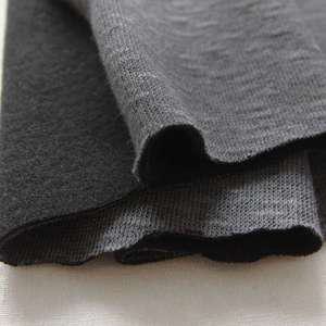 기모 후라이스원단 겨울천 20수두께 무지 그레이N블랙 135대폭