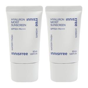 이니스프리 트루 히알루론 수분 선크림 50ml 2개