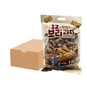 한입쏙 12곡 보리과자 400g 미니 길쭉이 x 6개 1박스