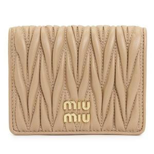 [제이큐]미우미우 마테라쎄 반지갑 사비아 5MV204 2FPP F0036