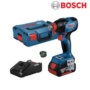 보쉬 18V 임팩렌치 충전 임팩 전동 드릴 겸용 GDX18V-210C 5Ah 1개 세트