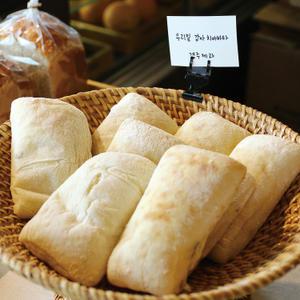 [100% 국산밀] 우리밀 감자 치아바타 4개입