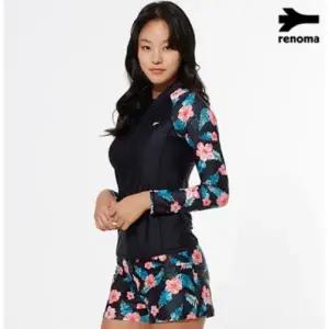 [롯데백화점]레노마 여성플라워 집업래쉬가드세트 LS19551