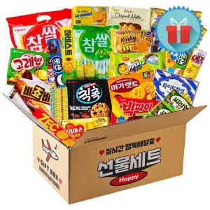 행복배달 사무실간식 1호 종합과자선물세트 꾸러미 탕비실 학교 학원 단체 박스