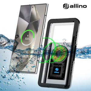 오토바이 방수 자석케이스 무선충전 갤럭시 아이폰 공용 배달대행