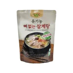 삼삼한 자연도씨 유기농 뼈없는 삼계탕650g 9팩