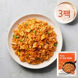 [아임닭] 맛있는 저당 닭가슴살 김치 볶음밥 3팩