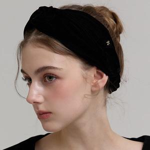 [장폴클라리쎄]실키 벨벳 터번 헤어밴드 JP-24-488HB