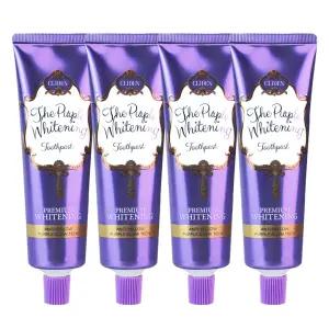 클라이덴 더 퍼플 안티옐로우 미백치약 130g 4개 화이트닝 치약